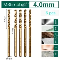 CONTAINS 4MM COBALT 5 STICKS