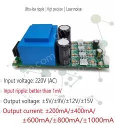 ACDC linear power supply 220V to positive and negative voltage &plusmn;5V &plusmn;1000MA Engineering Edition