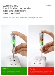 Double-lamp measuring pen 70-250V