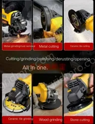 Industrial 850W rear switch stone cutting and grinding