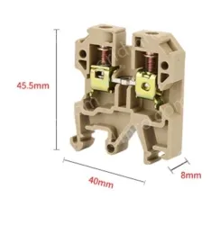 SAK-6 terminal block rail flame retardant terminal block 6 square rail combination terminal block terminal block