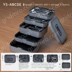 Y5-ABCDE manual + electric drill + storage 2 layers
