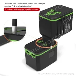 Hot sale PD travel adapter KRUSB-WLG3302B