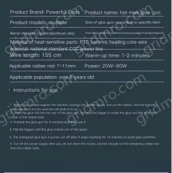 60W Extreme Applicator + 60 Glue Stick