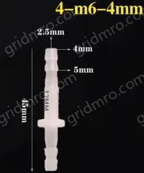 4-M6-4-Feed-through plastic connectors