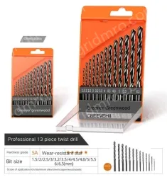 Professional 13-piece set + 13 twist drills