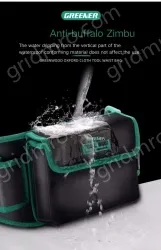 Multi-slip pocket waist bag with lid (thickened wear-resistant belt+shoulder strap)