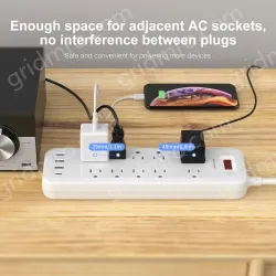 10 AC Outlets Power Strip