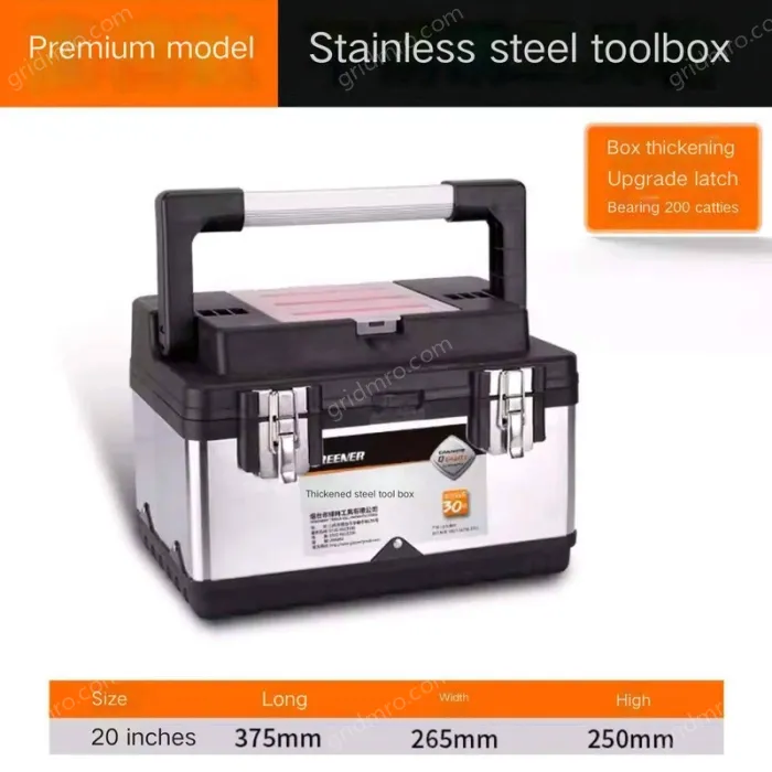 High-end 20 inch stainless steel tool box